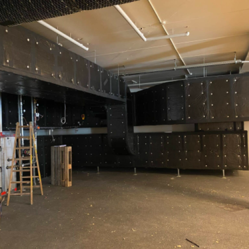 Ventilationsisolering af ventilationskanaler i erhvervsbyggeri